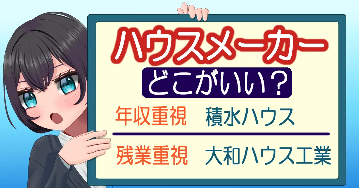 ハウスメーカーの就職はどこがいい?勝ち組ランキング