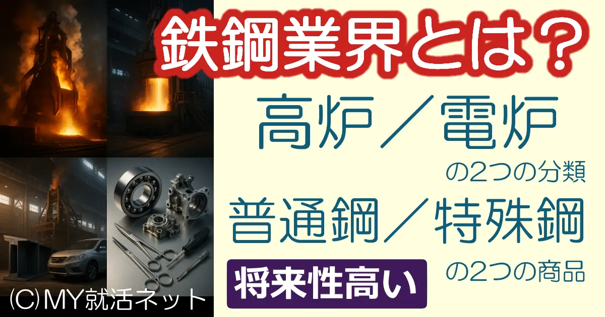 鉄鋼業界とは?オワコンどころか将来性が高い