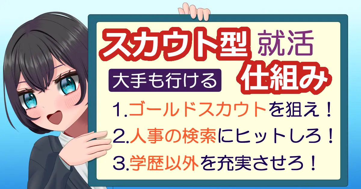 新卒就活の【スカウトとは?】その仕組みをわかりやすく解説