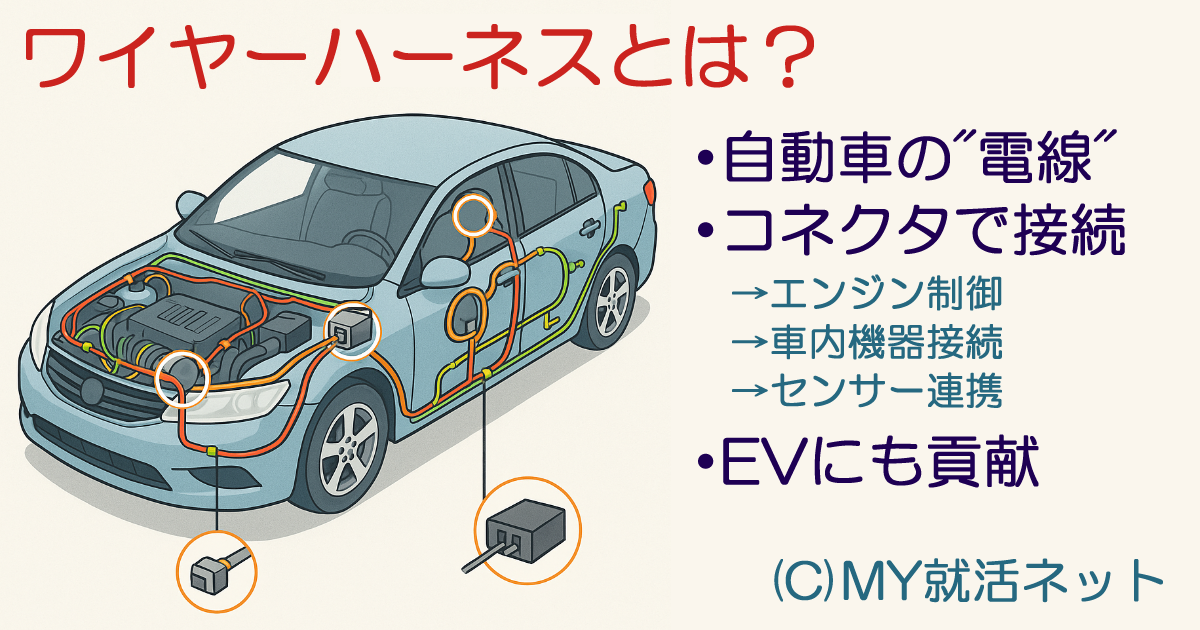 ワイヤ―ハーネスの図解